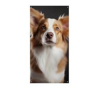 Striscione per porta del cane, decorazione stagionale per copertura della porta verticale, sfondo durevole per portico festivo, ingresso, decorazione del giardino 178 x 90 cm