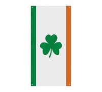 Striscione per porta Happy Irish Holidays, decorazione per porta verticale stagionale, sfondo durevole per feste, portico, ingresso, giardino, decorazione 178 x 89 cm