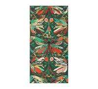 Striscione per porta libellula 90 x 180 cm striscioni per feste cartello di benvenuto stagionale decorazione verticale porta da appendere per portico ingresso decorazione giardino