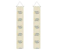 Striscione per portico con scritta "Good night Celebration", decorazione per esterni su entrambi i lati, impermeabile, per feste in casa