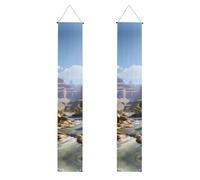 Striscione per portico di laurea BROLEO Grand Canyon con stampe decorative per porta, per esterni e interni, per feste in cortile 30,5 x 180 cm