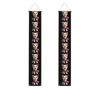Striscione per portico di laurea BROLEO Puppy Superman stampe Decor Banner Door Sign, per esterni e interni, cortile, feste, 30,5 x 180 cm
