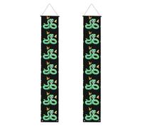 Striscione per portico di laurea con scritta "YYHWHJDE The fate of butterflies and snakes" (lingua italiana non garantita)