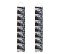 Striscione per portico di laurea YYHWHJDE Niagara Falls stampa decorazione banner porta segno, per esterni e interni, cortile, feste, 30,5 x 180 cm
