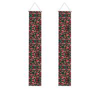 Striscione per portico WZYWHJ Dream Anguria stampata Decor Wall Hanging Banner Door Sign, per esterni e interni, cortile, feste, 30,5 x 180 cm
