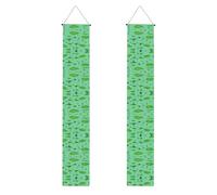 Striscione per portico WZYWHJ Golf on the Lawn Stampa Decor Wall Hanging Banner Door Sign, per Outdoor Indoor Yard Party 30,5 x 180 cm