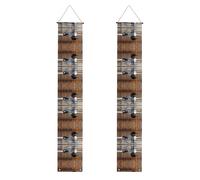 Striscione per portico WZYWHJ Loon Birds Stampe Decor Wall Hanging Banner Door Sign, per esterni e interni, Cortile Party 30,5 x 180 cm