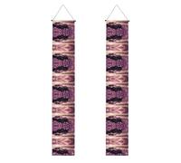 Striscione per portico WZYWHJ Sports Car by the Sea Stampa Decor Wall Hanging Banner Door Sign, per esterni e interni, cortile, feste, 30,5 x 180 cm