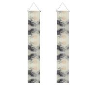 Striscione per portico WZYWHJ Where to see the moon stampato Decor Wall Hanging Banner Door Sign, per esterni, interni, cortile, feste, 30,5 x 180 cm
