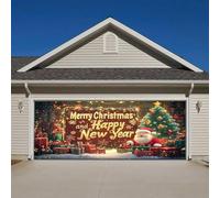 Striscione per vino di Natale 6 Natale: fate questo Natale una dichiarazione festiva con il nostro striscione da garage, perfetto per festeggiare il periodo natalizio