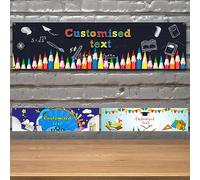 Striscione personalizzato con foto/testo/data, striscione personalizzato da appendere all'interno e all'esterno per decorazioni aziendali, di compleanno, di laurea, di matrimonio o di festa