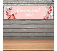 Striscione personalizzato con foto/testo/data, striscione personalizzato da appendere all'interno e all'esterno per decorazioni aziendali, di compleanno, di laurea, di matrimonio o di festa