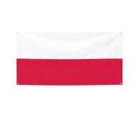 Striscione polacco con bandiera polacca, decorazione versatile per feste, Ringraziamento e compleanno, per tutte le occasioni