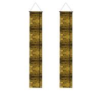 Striscione rustico del portico della stampa del muro di mattoni delle rocce per il Ringraziamento,Banner per interni per porta d'ingresso,Per tutte le celebrazioni