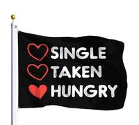 Striscione Single Taken Hungry Vintage 90x150cm