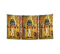 Striscione stampato su un solo lato della serie tribù dell'antico Egitto per decorazioni festive, compleanni, anniversari, matrimoni, festività