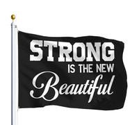 Striscione Strong Is The New Beautiful 90x150cm