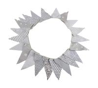 Striscione Tessuto Bunting Nessuno Altezza 17,46cm 15cm19cm19cm Compleanni Cot