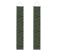 Striscione verde del partito di laurea modello ritorto - decorazione interna ed esterna,