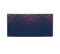 Striscione versatile con cielo blu navy e stelle, decorazione per feste, Ringraziamento e compleanno, per tutte le occasioni