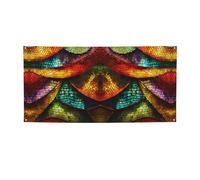 Striscione versatile con stampa con motivo magico, decorazioni per eventi, Ringraziamento, feste di compleanno e altro ancora