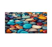 Striscione versatile per eventi, stampa con pietre colorate, durevole, decorazione vivace per eventi aziendali, feste e grandi inaugurazioni