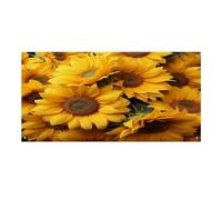 Striscione versatile per eventi, stampa di molti girasoli, durevole striscione per eventi, decorazione vivace per eventi aziendali, feste e grandi inaugurazioni