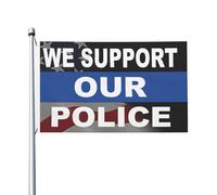 Striscione We Support Our Police I Stand With Police 90x150cm