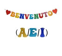Striscioni Bentornto Festone Bentornato a Casa Benvenuto Banner Ghirlanda Bandiera Welcome Home Addobbi Decorazioni per Feste di Famiglia