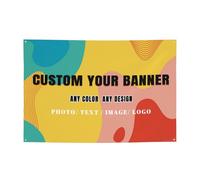 Striscioni e cartelli personalizzati per esterni, crea il tuo banner personalizzato con foto testo logo nome immagine per fiere aziendali eventi festa di compleanno laurea matrimonio (119,4 x 180,3