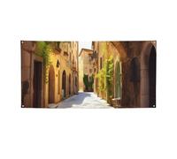 Striscioni e cartelli stradali italiani per esterni e interni, decorazione per feste, striscione personalizzato con occhielli sfondo di compleanno cartello poster sfondo fotografico per eventi di