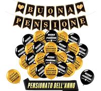 Striscioni Finalmente In Pensione Banner Bandiera Ghirlanda Palloncini Per Regalo Donna Uomo,Pensione Palloncini Decorazioni