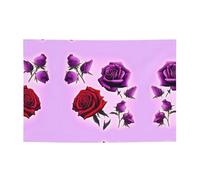 Striscioni per feste con rose rosse e viola: crea splendidi punti salienti decorativi per compleanni, vacanze e spazi domestici