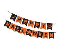Striscioni per feste di Halloween con zucche e segni decorazioni da appendere per interni all'aperto per dolcetto o dolcetti forniture per sfondo forniture per feste appese