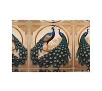 Striscioni per feste in stile Art Deco con motivo pavone: crea splendidi punti salienti decorativi per compleanni, vacanze e spazi domestici