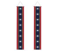Striscioni per porte con stampa bandiera del Mississippi, striscioni decorativi da appendere per interni ed esterni per feste e celebrazioni
