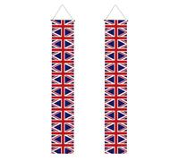 Striscioni per porte con stampa bandiera del Regno Unito, striscioni decorativi da appendere per interni ed esterni per feste e celebrazioni