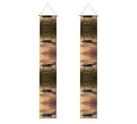 Striscioni per porte con stampa di aerei da combattimento, striscioni decorativi da appendere per interni ed esterni per feste e celebrazioni