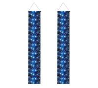 Striscioni per portico di laurea con stampa cervello con intelligenza artificiale - Bandiere riutilizzabili per portico da giardino decorazione esterna di benvenuto