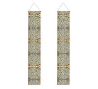 Striscioni per portico stampate con mappa del tesoro del labirinto, striscioni decorativi appendibili, adatti per interni ed esterni, decorazione per portico da giardino