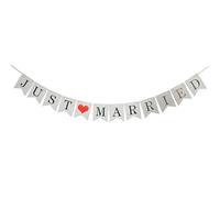 Striscioni Per Stamina Matrimonio Vintage Just Married Addio Nubilato Decorazione Feste In Carta Premium Just Married