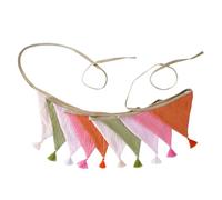 Striscioni Stamina a Righe in Crêpe Cotone Lavabile Per La Decorazione Della Parete Della Scuola Materna Del Bambino Celebrazioni Per La Famiglia Oggetti Scena Per Foto Ornamenti Da Per La