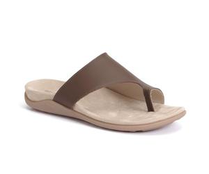 Strive Capri 4 - Sandali ortopedici da donna con supporto per arco plantare, in pelle, per fascite plantare, alluce valgo, piedi piatti, piedi gonfi e podologi, Marrone chiaro, 38 EU