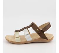 Strive Footwear Sandali in pelle con tre fascette e suola 3 cm