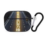 Strive to Make Money in 2025 Custodia per AirPod Pro, cover rigida antigraffio in PC con portachiavi, AirPod Pro 2°/1° custodia accessori per donne uomini, stile nero