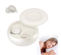 Strixorn Auricolari Bluetooth Sleep,Mini auricolari invisibili, Bluetooth 5.4, IPX6 impermeabili, appositamente progettati per le persone che dormono sul lato/soffrono di disturbi del sonno (bianco)