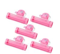 Strizza Dentifricio Rotolante Rosa in Plastica 5 Pezzi Manuale | Dosa Dentifricio Comodo, Accessori per Dentifricio, Stringi Tubetto Dentifricio, Stile Chic