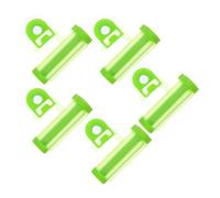 Strizza Tubetti Dentifricio Manuale in Pp Verde, 5 Pezzi | Dispenser per Dentifricio Manuale, Salva Dentifricio e Non Si Deforma Facilmente, per Tubetti Colore Casuale