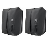 STRJUS Borsa Da Moto Borsa Da Viaggio A Compressione Sottovuoto Per Vestiti Zaini E Imbarco Sigillata Per Viaggi Affari Moto Borsa(2 Pcs Black)