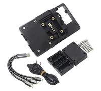 STRJUS Porta Telefono Moto Per Yamaha Per XMAX 300 250 125 Per X-MAX Supporto Targa GPS Intelligente Navigazione Moto Telefono Cellulare(Black 2)